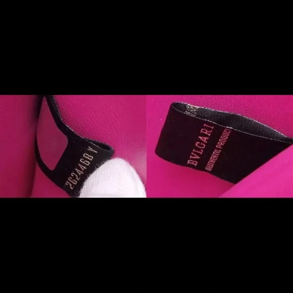 Auth BVLGARI Serpenti Chain Shoulder Bag Pink/Gold - Picture 11 of 12